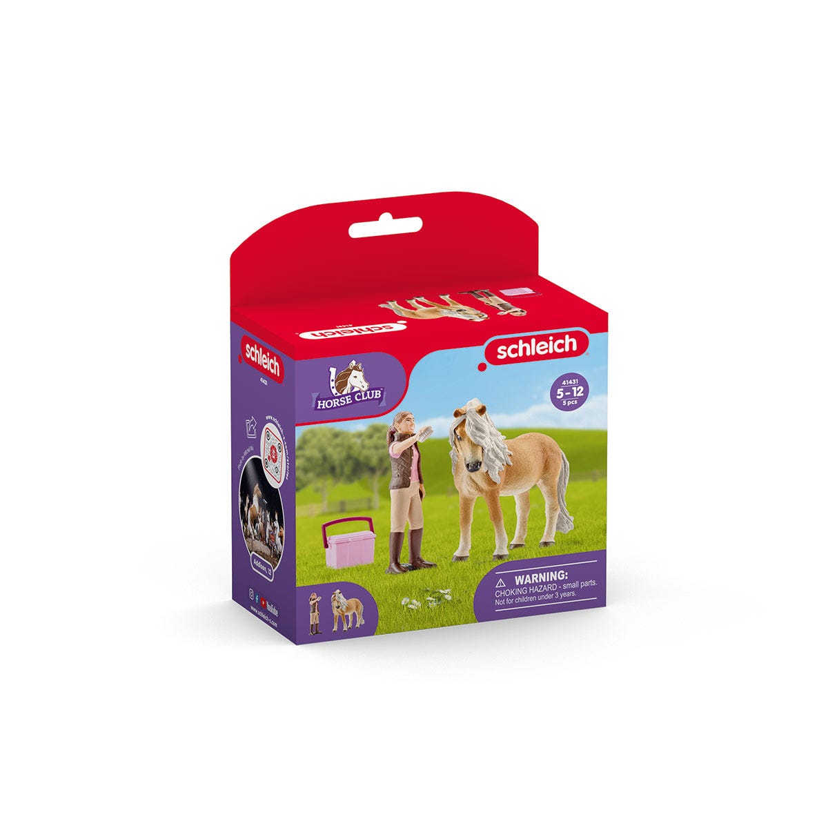 Pferdepflegerin mit Island Pony Stute