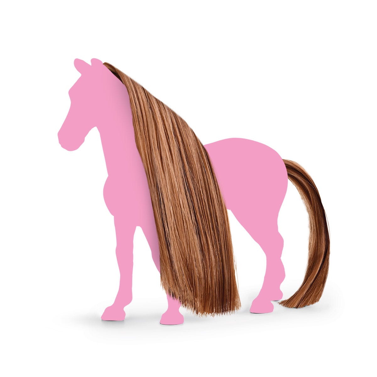 Haare Beauty Horses Choco