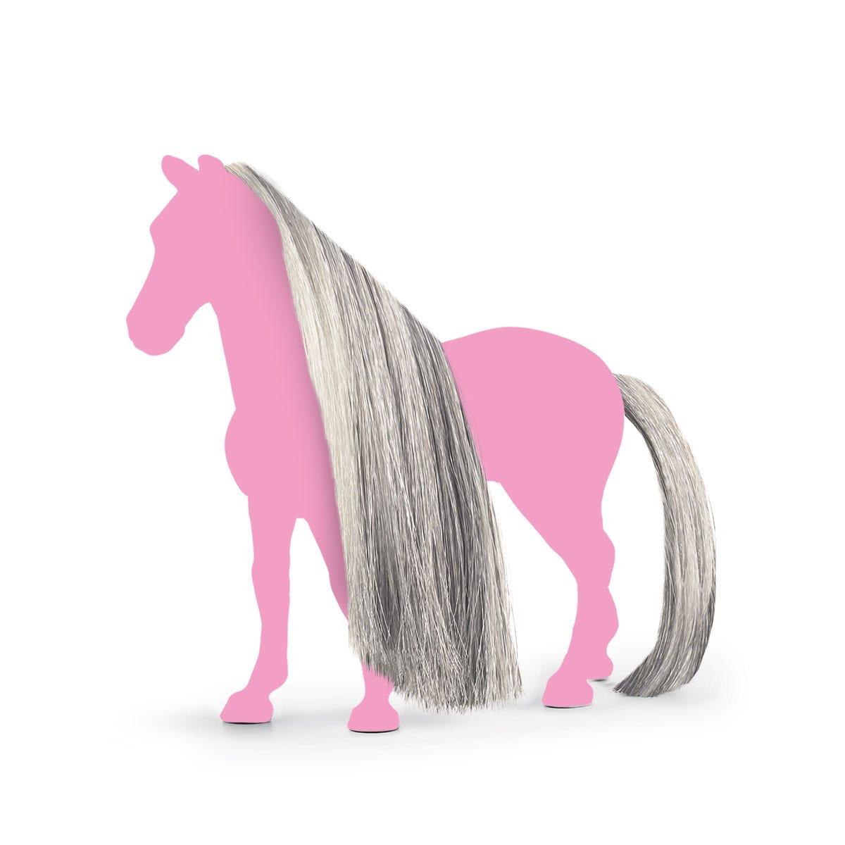 Haare Beauty Horses Grey