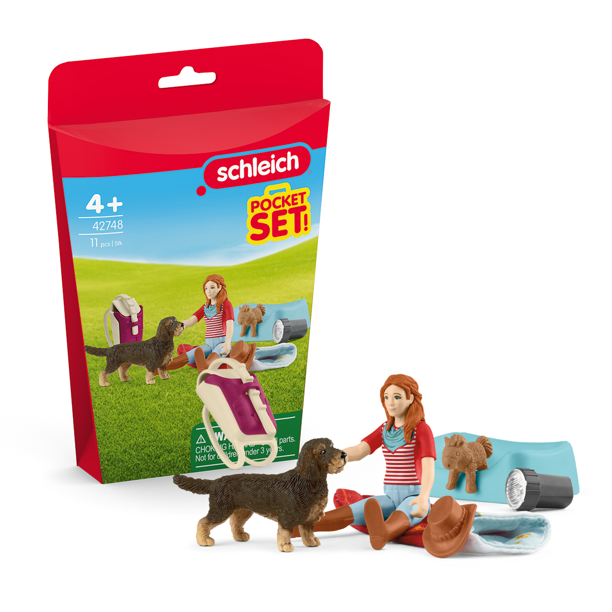 schleich schlafsack Übernachtung mit Hannah 42748 Pocket Sets