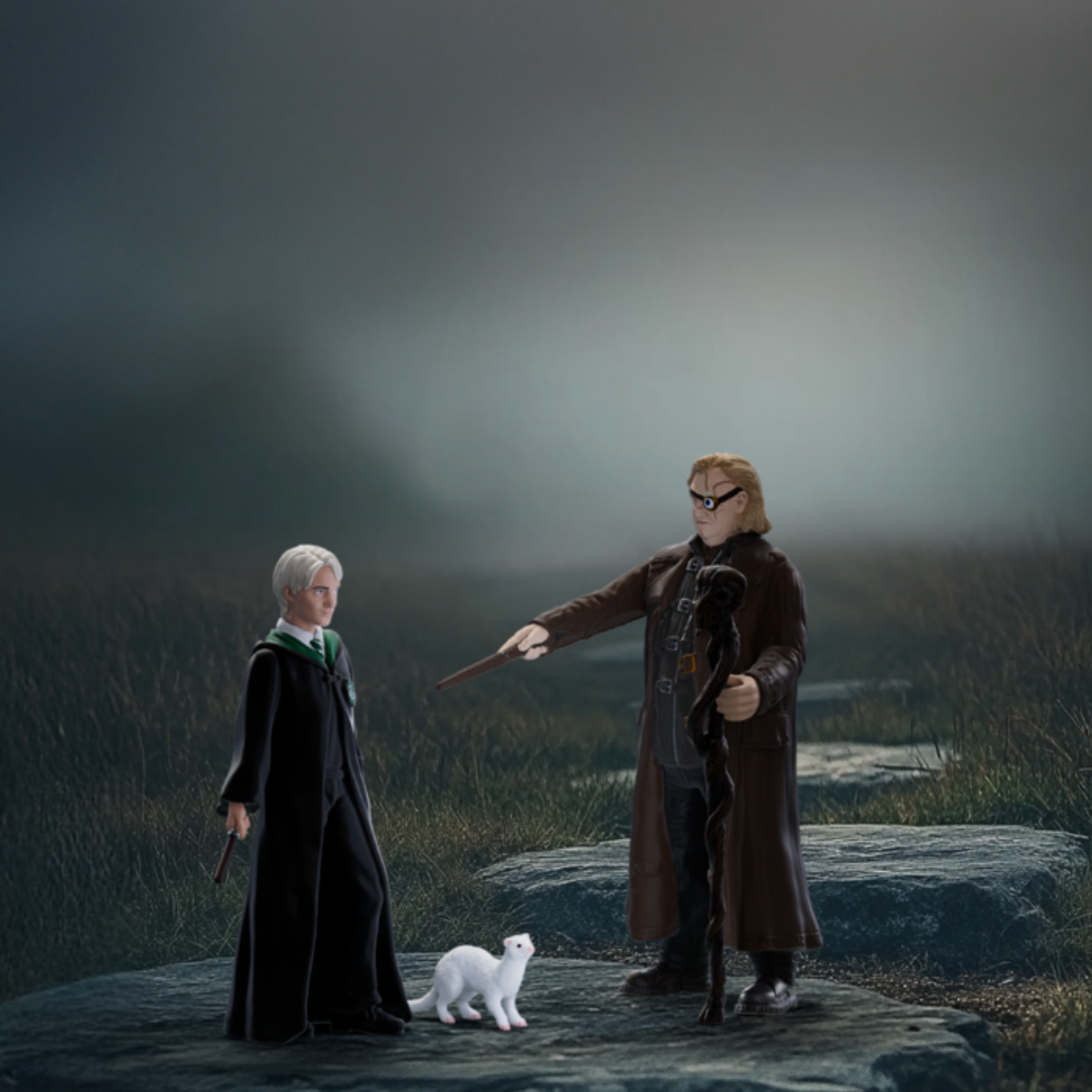 Mad-Eye Moody™ & Draco Malfoy™ mit Frettchen