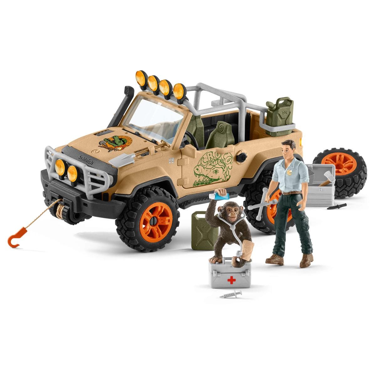 Schleich Geländewagen mit Seilwinde