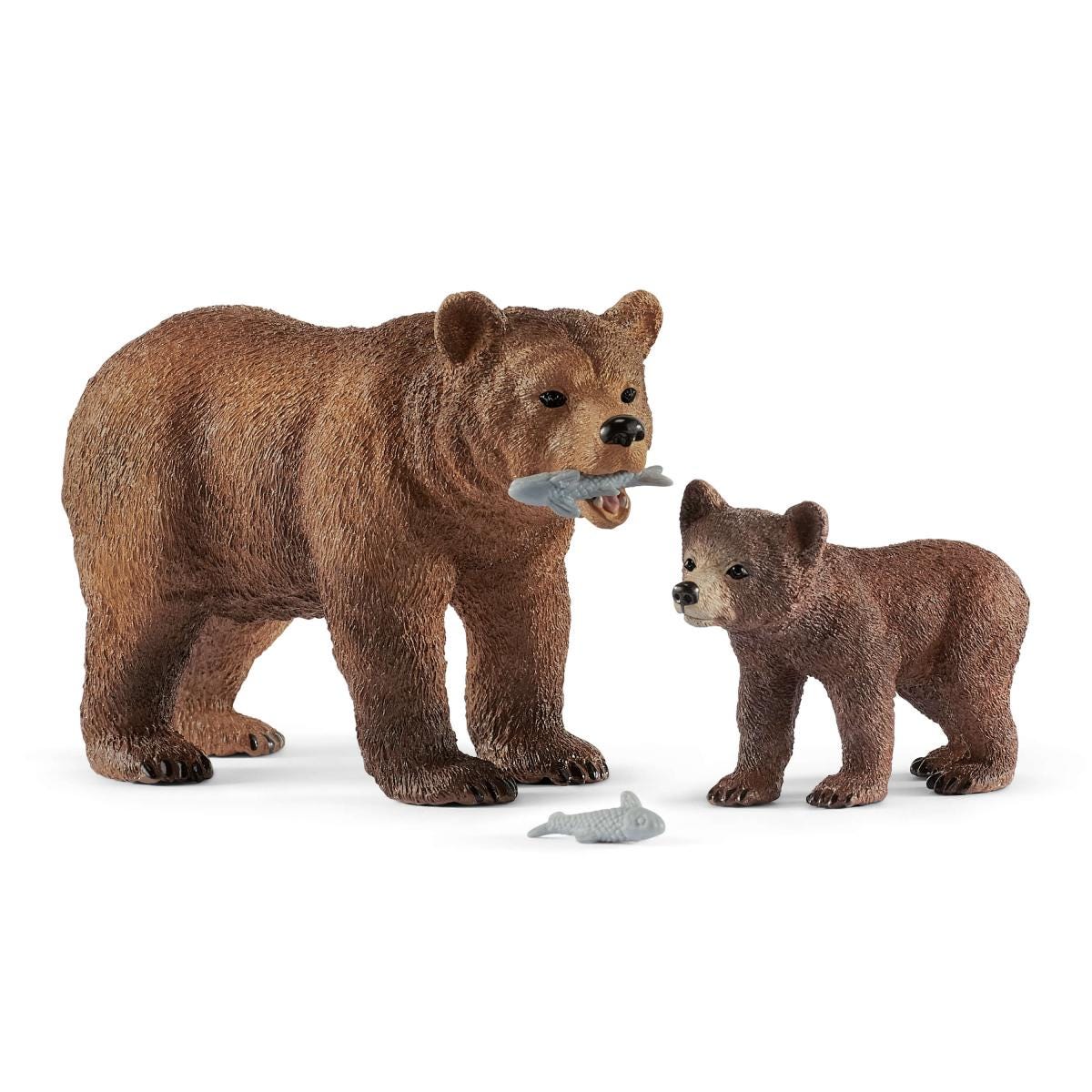 Schleich Grizzlybär-Mutter mit Jungem