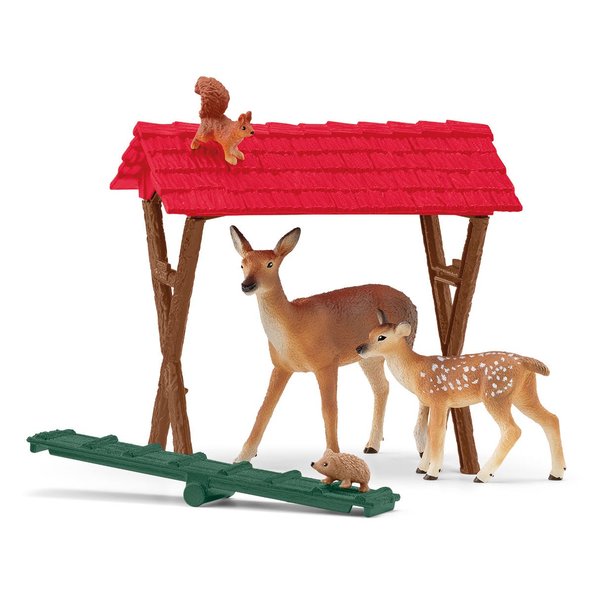 schleich tiere aufbewahrung Fütterung der Waldtiere 42658 FARM WORLD
