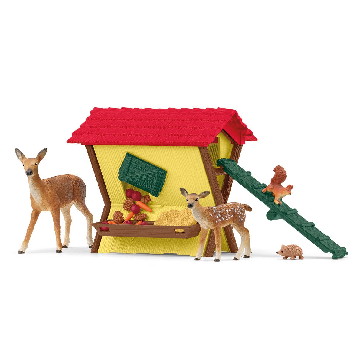 Schleich Fütterung der Waldtiere