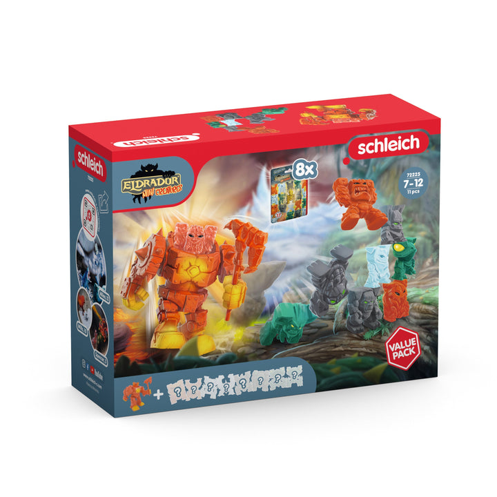 Cyborg de Lave et 9 Mini Creatures