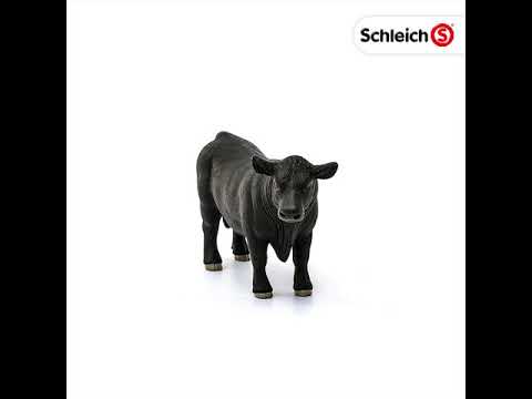 SCHLEICH Black Angus Bulle - Detailgetreue Bauernhof-Spielfigur, 14 X 4 X 7 Cm, Ab 3 Jahre